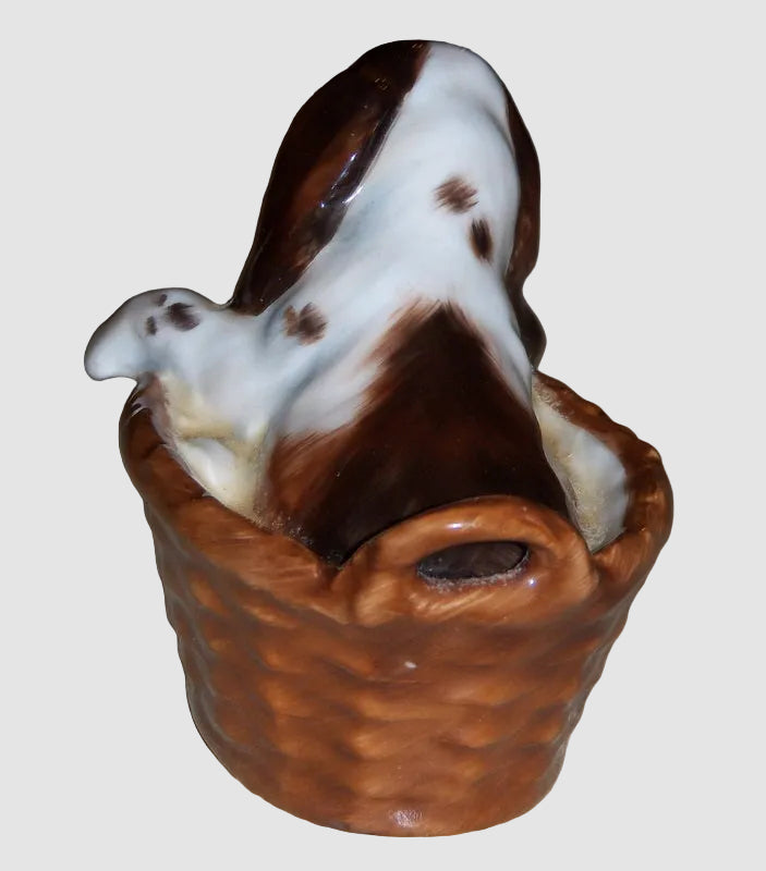 "Cocker Spaniel" Dog In Basket Royal Doulton Figurine HN2586 (2.5")