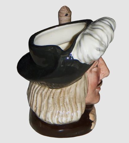 "Aramis" Royal Doulton Character Toby Jug D6454 - Medium (4")