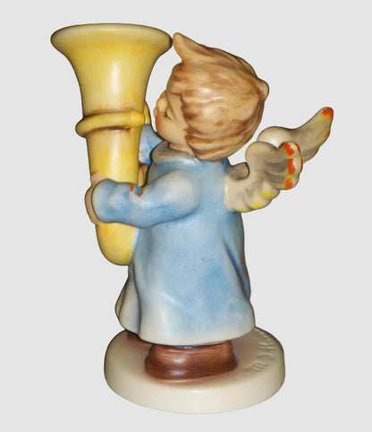 "Heavenly Hubbub" Goebel Hummel Figurine #2096/P - Angel With Tuba (4")