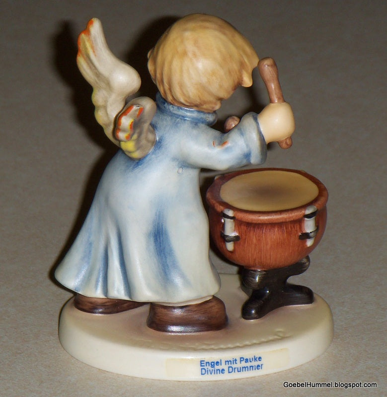 "Divine Drummer" Goebel Hummel Angel Figurine #2096/M