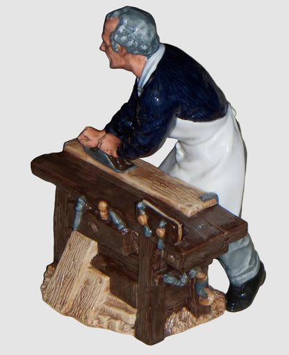 "The Carpenter" Royal Doulton Figurine HN 2678 - At Workbench (8")
