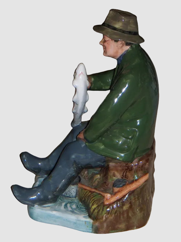 "Good Catch" Royal Doulton Figurine HN 2258 - Fisherman (7")