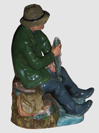 "Good Catch" Royal Doulton Figurine HN 2258 - Fisherman (7")