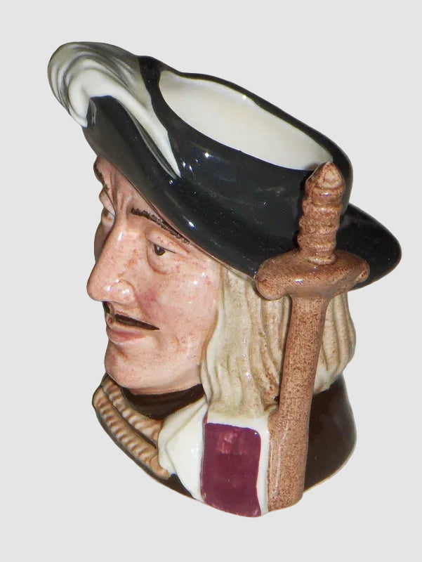 "Aramis" The Three Musketeers Royal Doulton Character Jug D6508 - Mini (2.75")