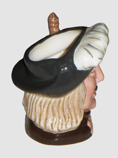 "Aramis" The Three Musketeers Royal Doulton Character Jug D6508 - Mini (2.75")