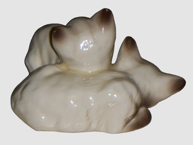 "Siamese Kittens" Royal Doulton Figurine #1296 - Miss Granoska (3")