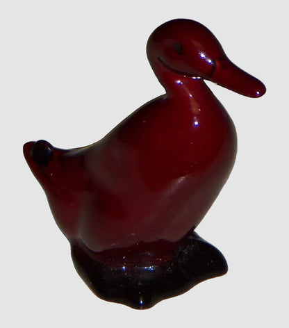 "Duck" Royal Doulton Flambe Figurine HN806 (2.75" Small Version)