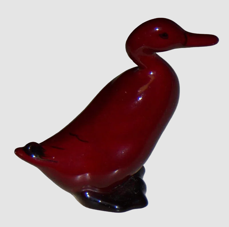 "Duck" Royal Doulton Flambe Figurine HN806 (2.75" Small Version)
