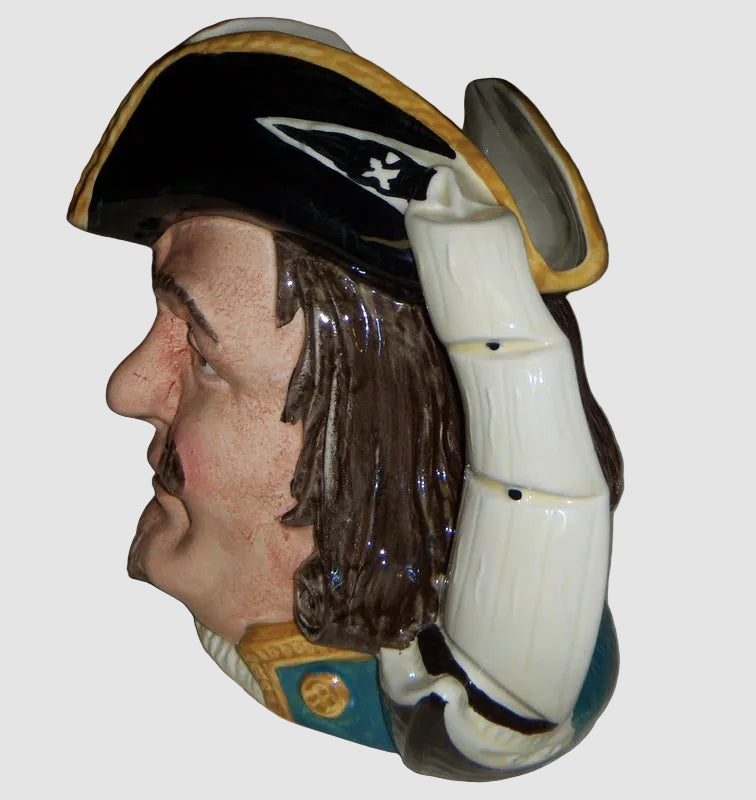 "Captain Henry Morgan" Royal Doulton Character Toby Jug D6467 - Large (7")