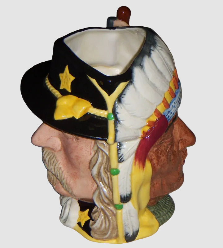 "The Battle Of Little Big Horn" Royal Doulton Character Toby Jug D6712 - Large (7")