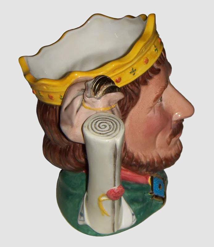 "King John" Royal Doulton Character Toby Jug D7125 - Large (7.25")