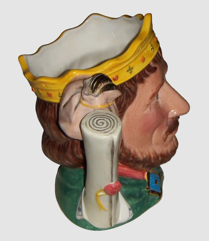 "King John" Royal Doulton Character Toby Jug D7125 - Large (7.25")