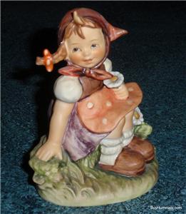 "In The Meadow" Goebel Hummel Figurine #459 - Adorable Springtime Gift!