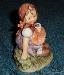 "In The Meadow" Goebel Hummel Figurine #459 - Adorable Springtime Gift!