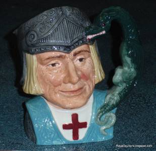"St. George And The Dragon" Royal Doulton LARGE Character Jug D6618