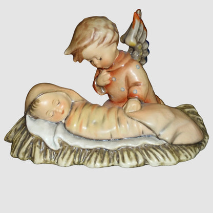 "Angelic Sleep" Goebel Hummel Figurine Candleholder #25 - (3.75")