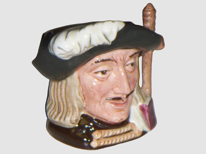 "Aramis" The Three Musketeers Royal Doulton Character Jug D6508 - Mini (2.75")