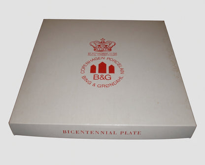 "The Bicentennial Plate" Bing & Grøndahl 1776-1976 13 Colonies 9" With Box