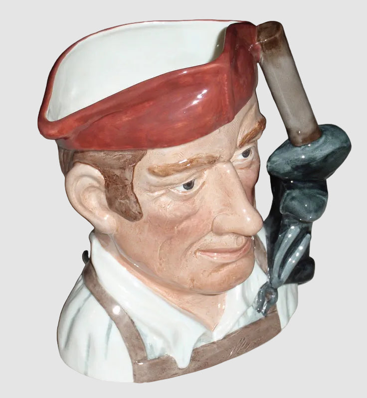 "Blacksmith" Royal Doulton Character Toby Jug D6571 - Williamsburg (7.5")