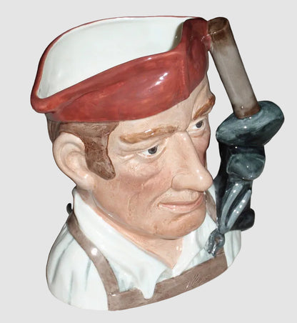 "Blacksmith" Royal Doulton Character Toby Jug D6571 - Williamsburg (7.5")