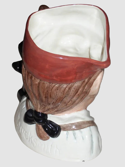"Blacksmith" Royal Doulton Character Toby Jug D6571 - Williamsburg (7.5")