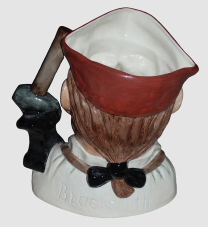 "Blacksmith" Royal Doulton Character Toby Jug D6571 - Williamsburg (7.5")
