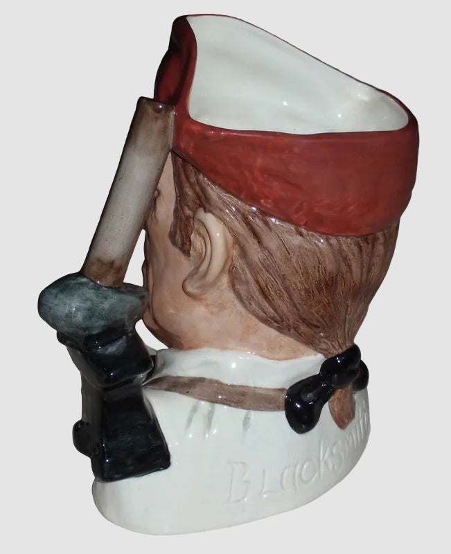 "Blacksmith" Royal Doulton Character Toby Jug D6571 - Williamsburg (7.5")