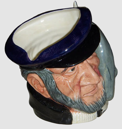 "Captain Ahab" Royal Doulton Character Toby Jug D6500 - Large (7")