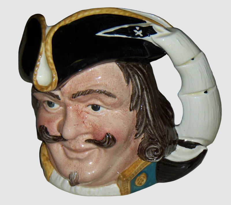 "Captain Henry Morgan" Royal Doulton Character Toby Jug D6467 - Large (7")