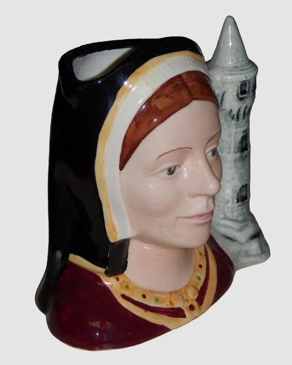 "Catherine of Aragon" Royal Doulton Character Toby Jug D6657 - Medium (4")