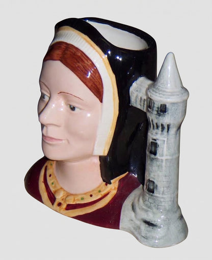 "Catherine of Aragon" Royal Doulton Character Toby Jug D6657 - Medium (4")
