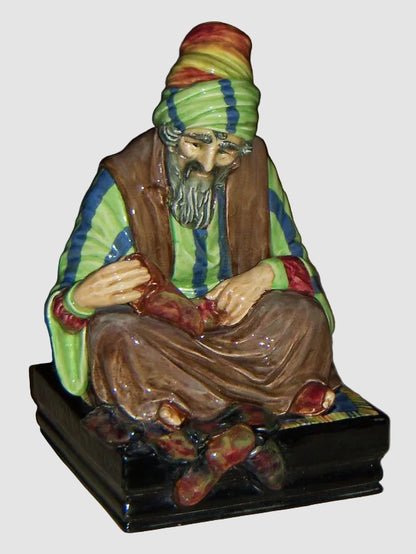 Royal Doulton Cobbler Figurine HN 1706 Charles Noke Middle Eastern Heritage Shoemaker Tradesman Vintage England Porcelain Bone China