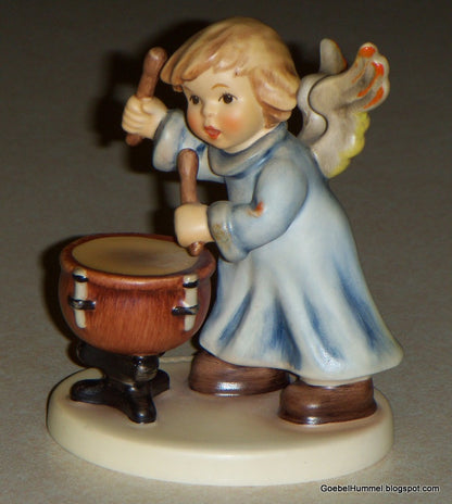 "Divine Drummer" Goebel Hummel Angel Figurine #2096/M
