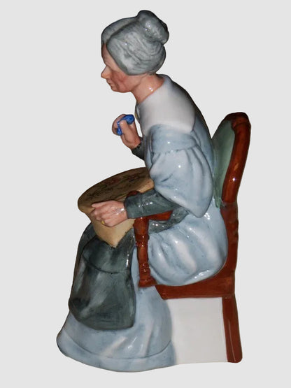 "Embroidering" Royal Doulton Figurine HN2855 - Grandmother (7.5")