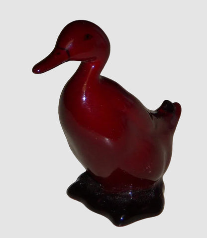 "Duck" Royal Doulton Flambe Figurine HN806 (2.75" Small Version)