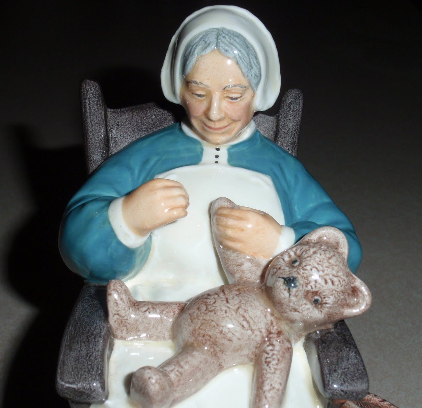 "Nanny" Royal Doulton Figurine HN2221 - Sitting in Chair (6")