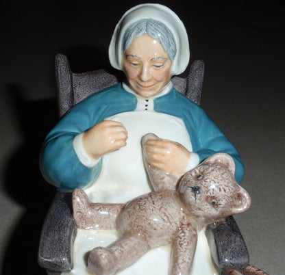 "Nanny" Royal Doulton Figurine HN2221 - Sitting in Chair (6")