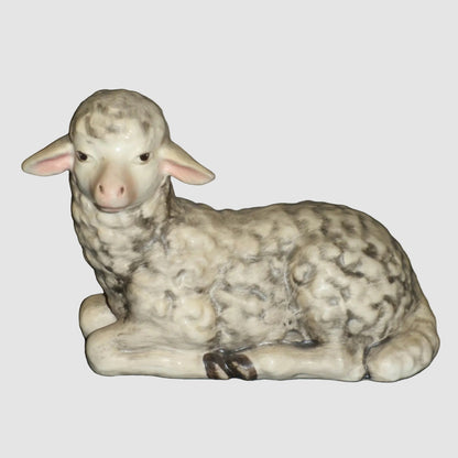 Goebel Hummel Jumbo Nativity Sheep Laying Figurine 260 R Gerhard Skrobek Manger Scene Animal Large Vintage Germany Porcelain