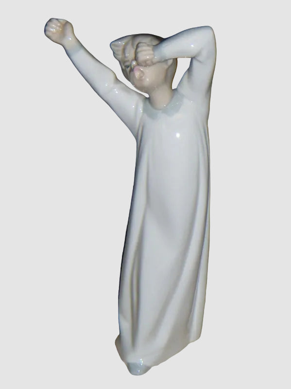 "Boy Awakening" Lladro Figurine #4870 (8.25" Glossy Finish)