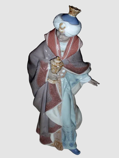"King Baltasar" Lladro Nacimiento Nativity Figurine #1425 (15")