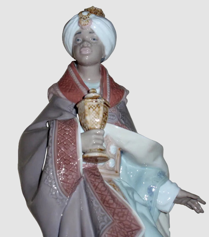 "King Baltasar" Lladro Nacimiento Nativity Figurine #1425 (15")