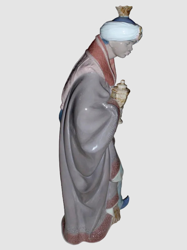 "King Baltasar" Lladro Nacimiento Nativity Figurine #1425 (15")