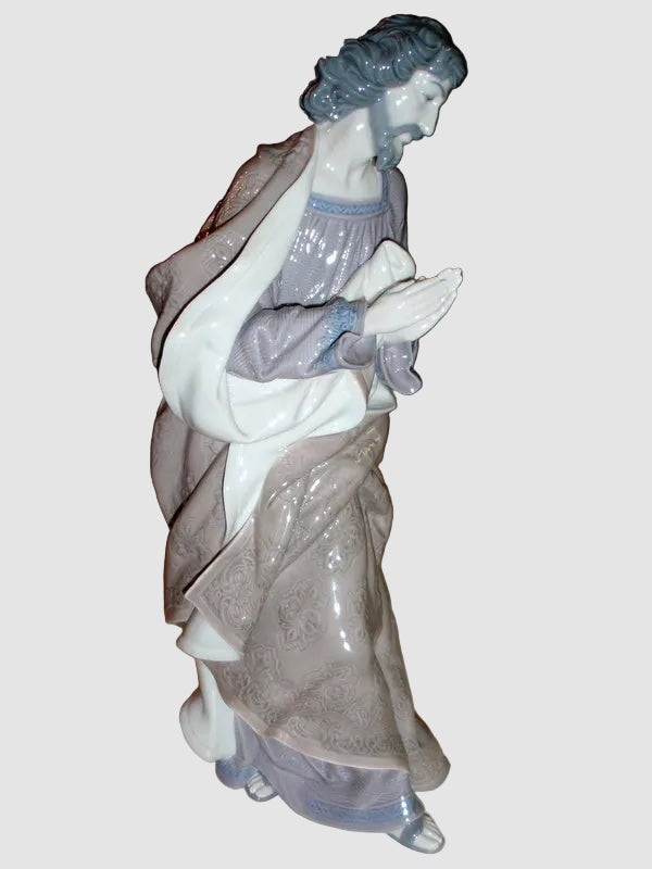 "Saint Joseph" Lladró Nativity Figurine #01386 - Salvador Furió (14")
