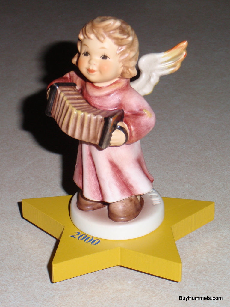 "Millennium Bliss" Goebel Hummel Annual Angel #2096/H - 2000 Edition with Base