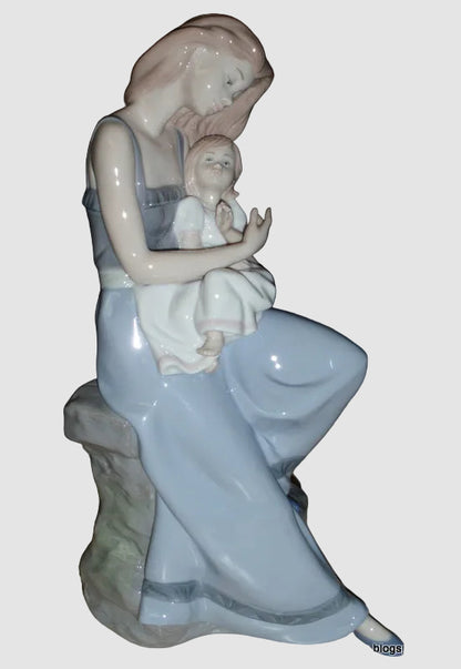 "My Little Girl" Nao by Lladro Figurine #1297 - Mother & Daughter (15")