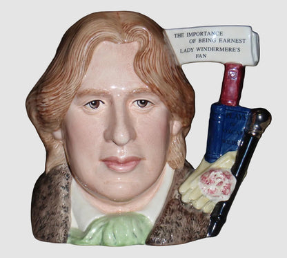 "Oscar Wilde" Royal Doulton Character Jug D7146 - Year 2000 (7")