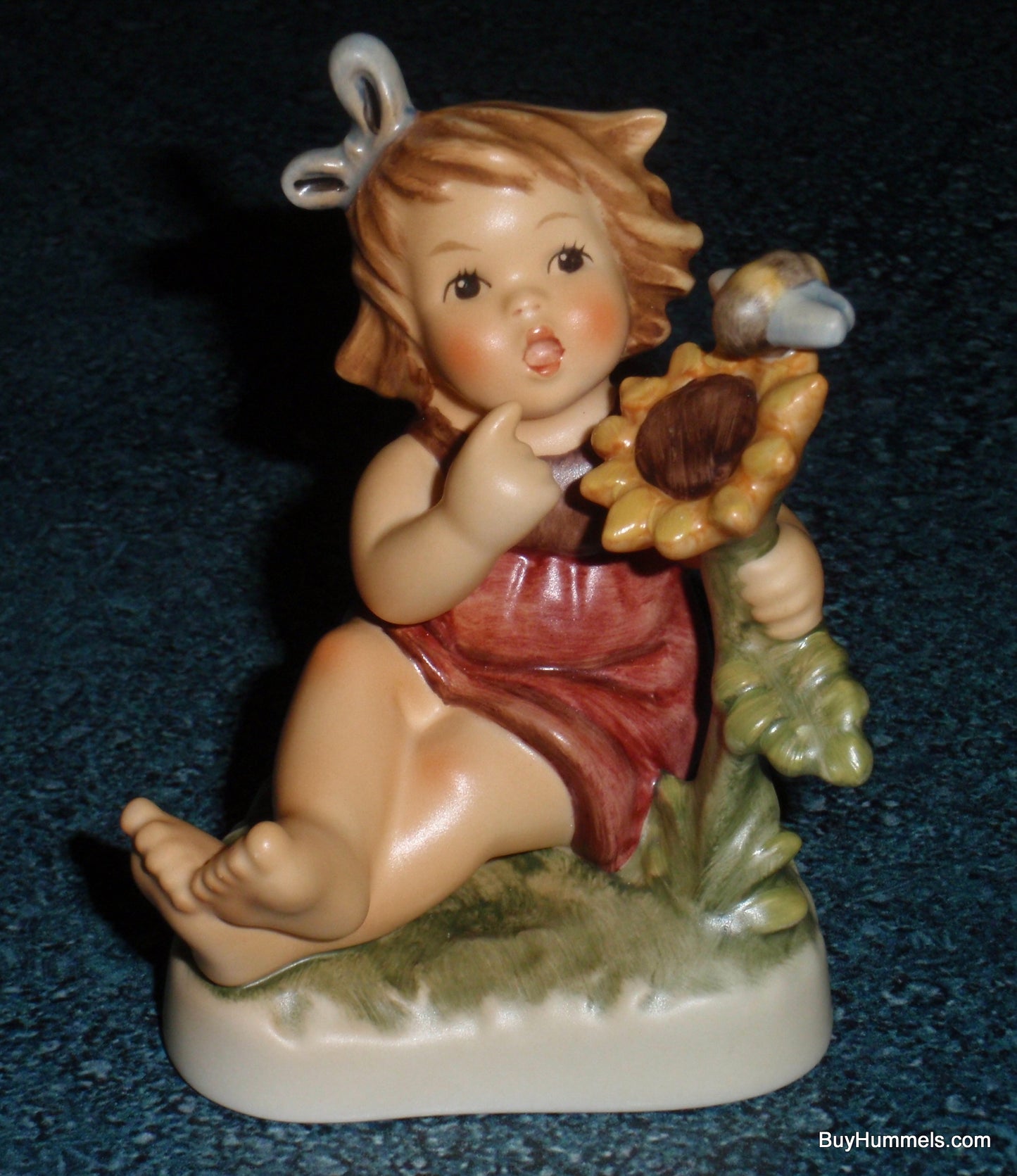 "Sunflower Friends" Goebel Hummel Figurine #2104 - 5-Year Club Exclusive (TMK 8)