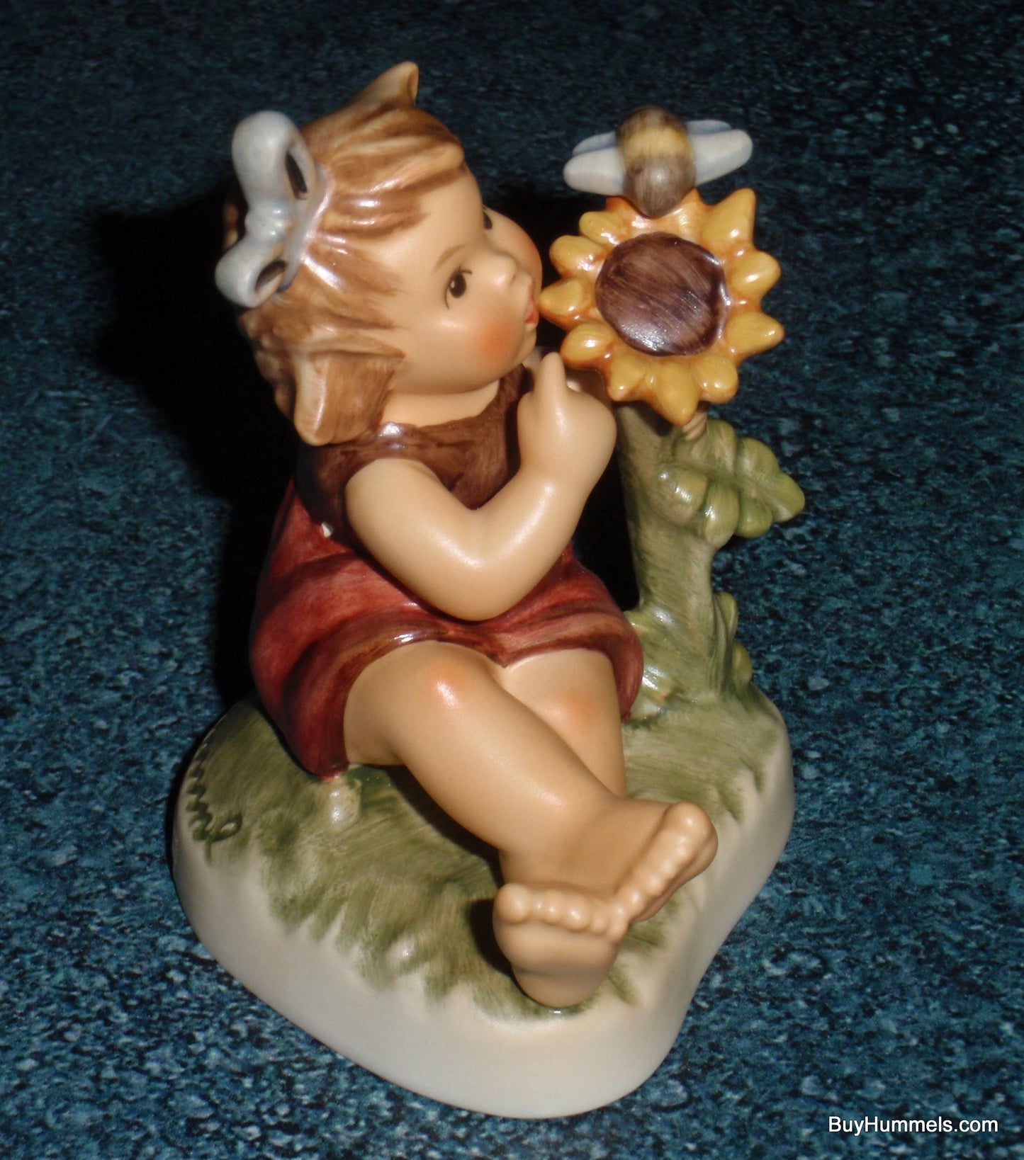 "Sunflower Friends" Goebel Hummel Figurine #2104 - 5-Year Club Exclusive (TMK 8)
