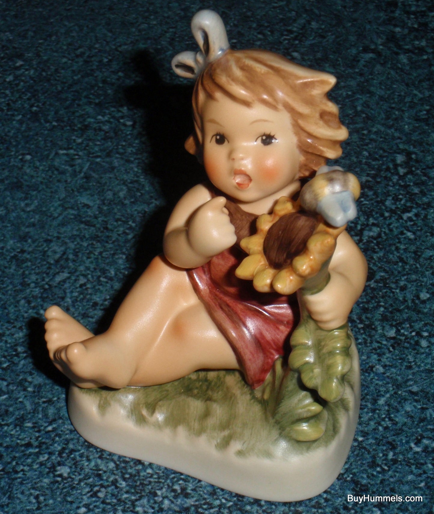 "Sunflower Friends" Goebel Hummel Figurine #2104 - 5-Year Club Exclusive (TMK 8)