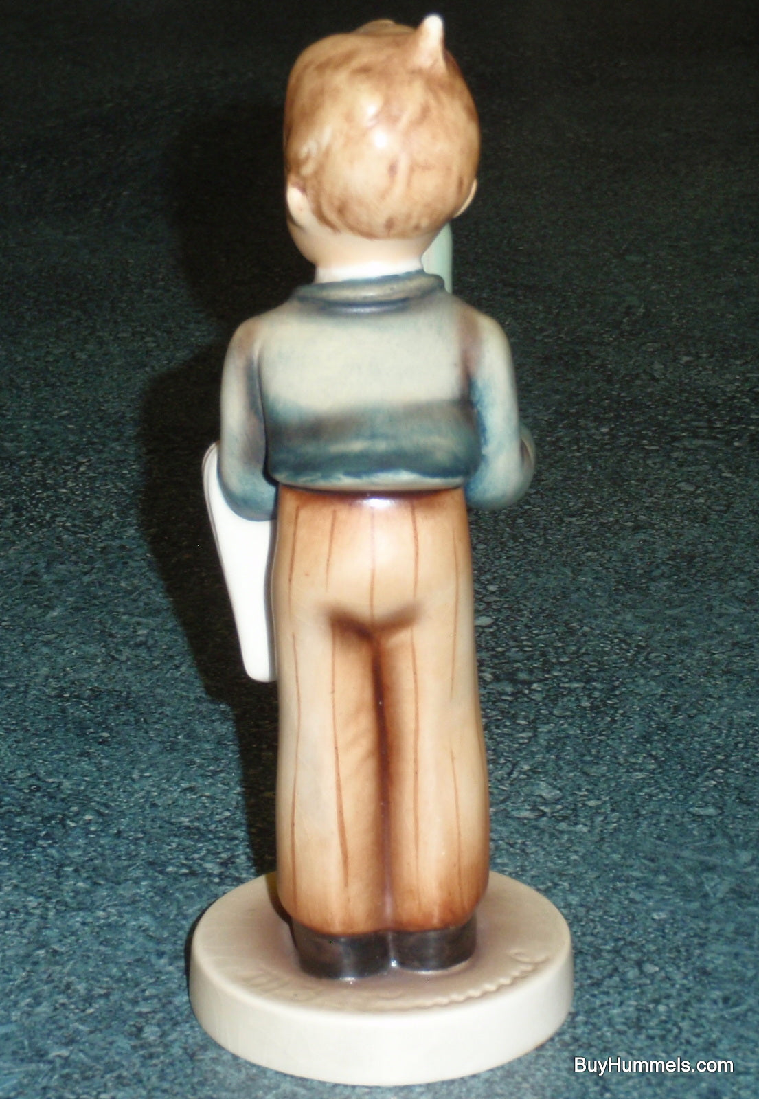 "Waiter" Goebel Hummel Figurine #154/0 TMK2 Full Bee - Vintage 1950s